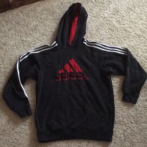 Adidas pullover hoodie sweat shirt sz S